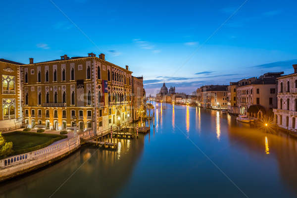 ストックフォト: 表示 · 運河 · サンタクロース · 教会 · 橋 · ヴェネツィア