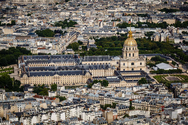 Aerial View on Les Invalides from the Eiffel Tower, Paris, Franc Stock photo © anshar