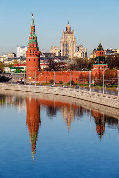Vedere Moscova Kremlinul minister strain Imagine de stoc © anshar