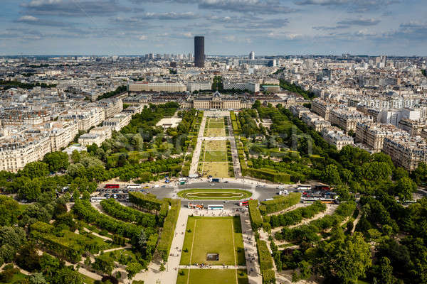 Aerial View on Champ de Mars from the Eiffel Tower, Paris, Franc Stock photo © anshar