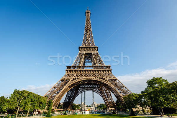 Eiffel Tower and Champ  de Mars in Paris, France Stock photo © anshar