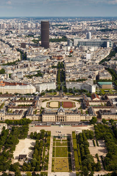 Aerial View on Champ de Mars from the Eiffel Tower, Paris, Franc Stock photo © anshar
