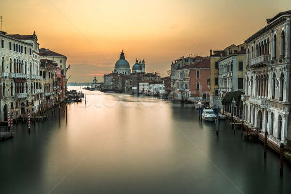 Grand Canal and Santa Maria della Salute Church from Accademia B Stock photo © anshar