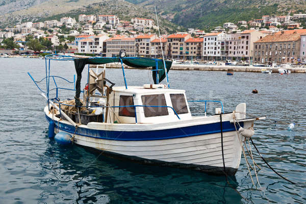 Fisherman Boat Docked at Harbor in Senj, Croatia Stock photo © anshar