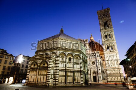 Panorama vierkante kerk milaan Italië Stockfoto © anshar