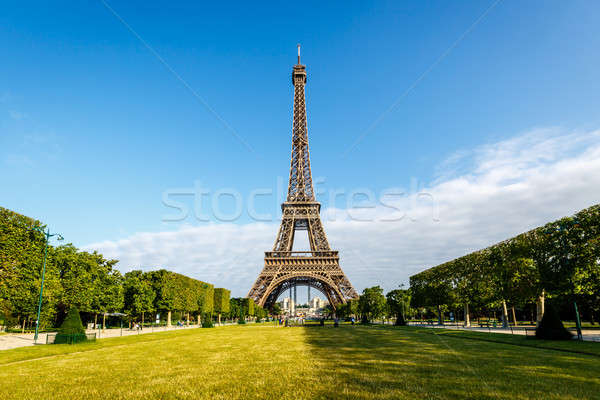 Eiffel Tower and Champ  de Mars in Paris, France Stock photo © anshar