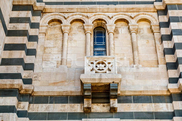 Detail View of Notre-Dame de la Garde in Marseilles, France Stock photo © anshar