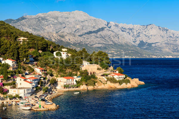 Beautiful Adriatic Beach and Lagoon with Blue Water near Split,  Stock photo © anshar