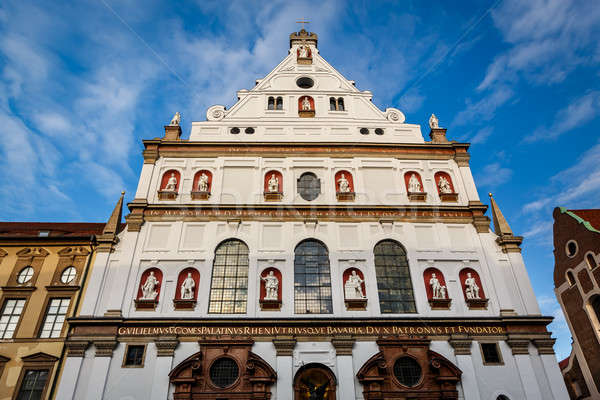 Facade of Saint Michael Church in Munich, Bavaria, Germany Stock photo © anshar