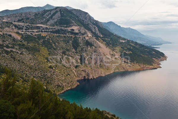 Adriatic Sea and Mountains in Croatia Stock photo © anshar