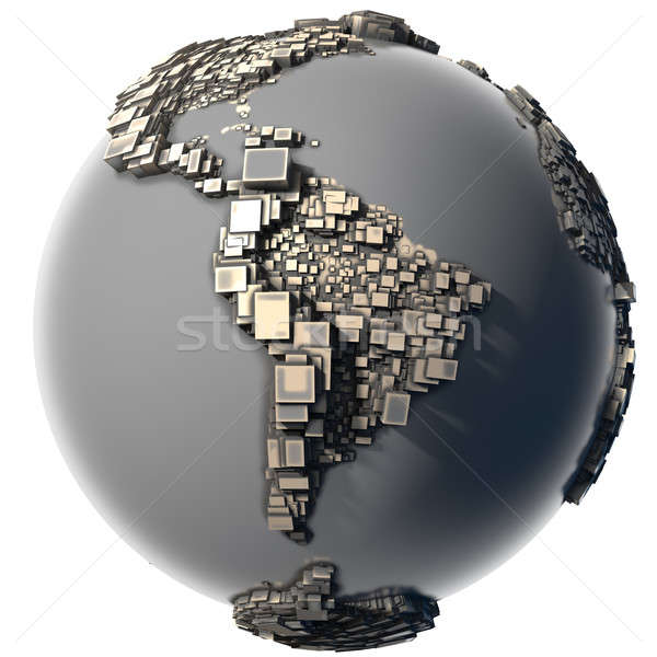 金屬 地球 結構 覆蓋 灰塵 業務 商業照片 © Antartis