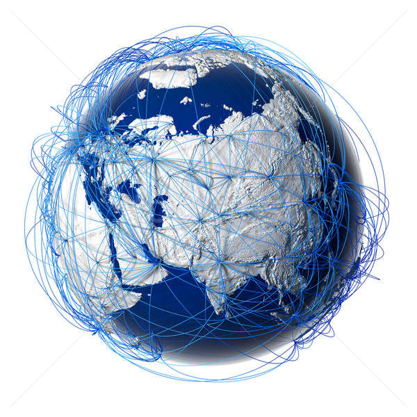 グローバル 世界中 地球 救済 定型化された ストックフォト © Antartis
