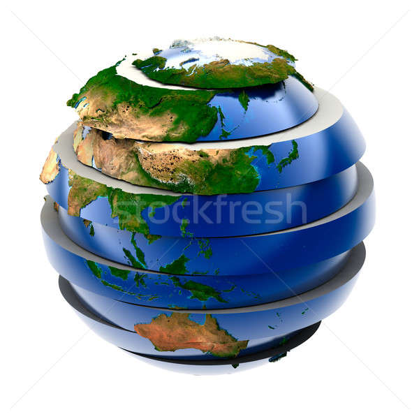 The Global Puzzle Stock photo © Antartis