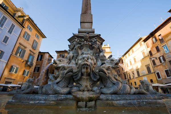Fountain on the Piazza della Rotonda Stock photo © Antartis
