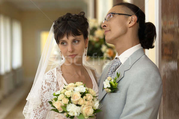 The bride and groom Stock photo © Antartis