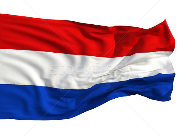 Flag of the Netherlands, fluttering in the wind Stock photo © Antartis