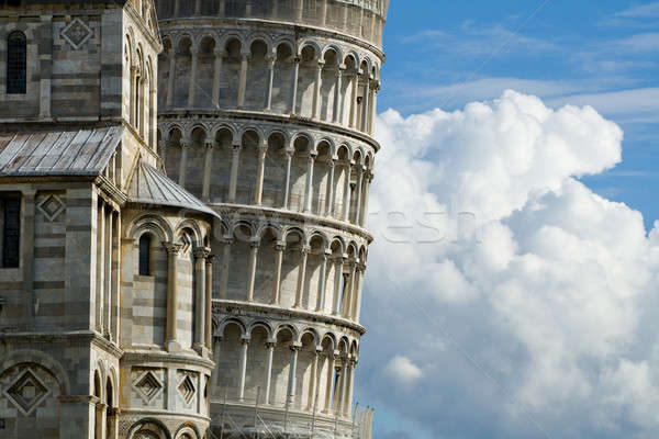 Tour angle ciel bâtiment bleu [[stock_photo]] © Antartis