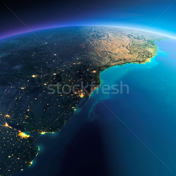 Detailed Earth. South America. Rio de La Plata Stock photo © Antartis