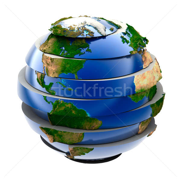 The Global Puzzle Stock photo © Antartis