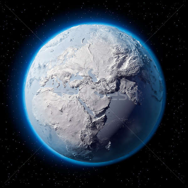 Schnee Planeten Erde Winter bedeckt Eis Planeten Stock foto © Antartis