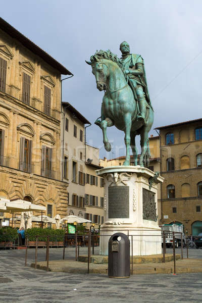 Statue of Cosimo I de' Medici by Giambologna Stock photo © Antartis