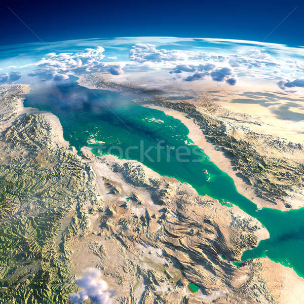 Fragments of the planet Earth. Red Sea Stock photo © Antartis