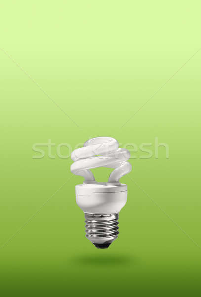 Energy saving compact fluorescent lamp Stock photo © Anterovium