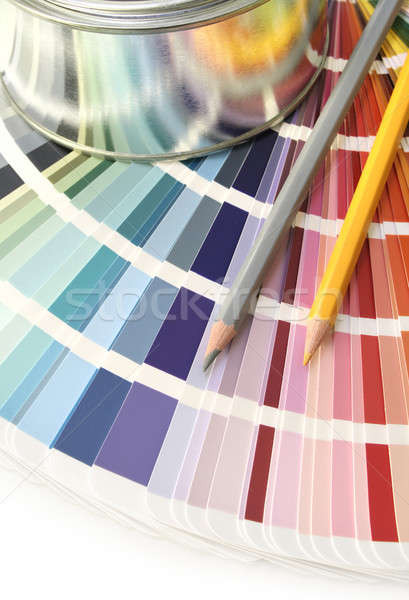 設計 顏色 畫 圖表 樣品 商業照片 © Anterovium