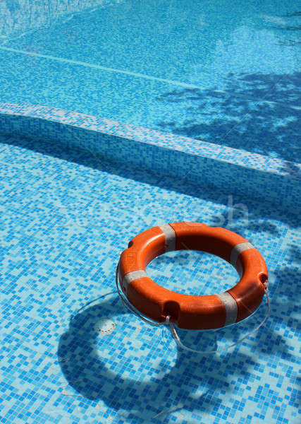 бассейна жизни буй кольца бирюзовый Сток-фото © Anterovium