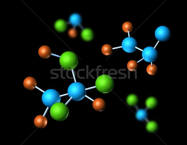 Molecular structures Stock photo © Anterovium