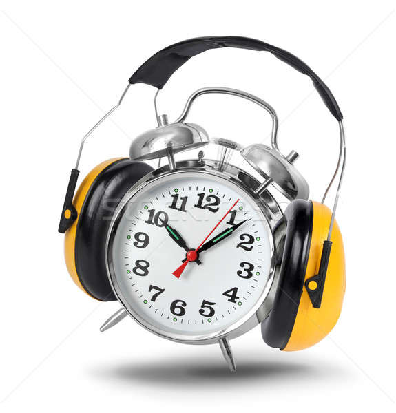 Stock photo: Alarm clock isolated