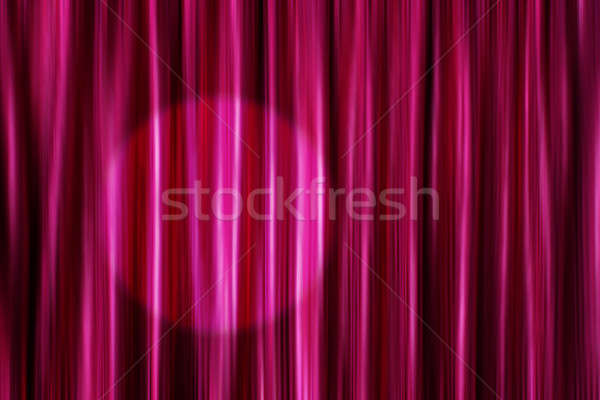 Purple шторы свет место шелковистый атласных Сток-фото © Anterovium