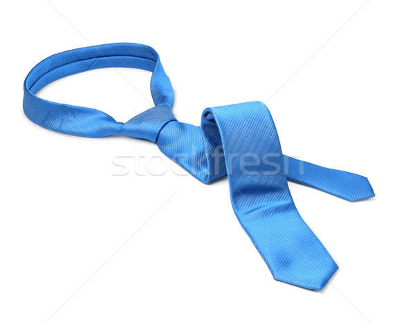 Blue tie taken off Stock photo © Anterovium