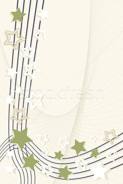 Stockfoto: Retro · star · abstract · lijnen · retro-stijl · ontwerp