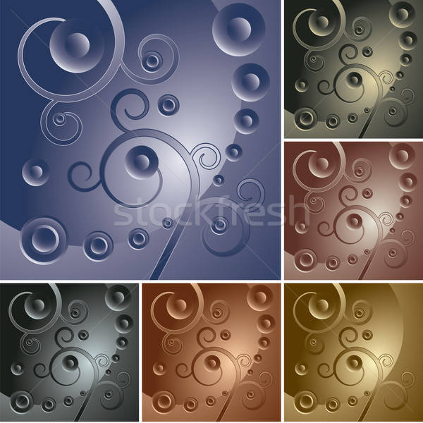 abstract curly backgrounds  Stock photo © antkevyv