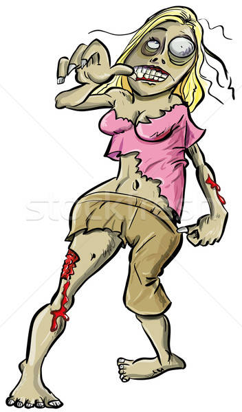 Zombie woman Stock photo © antonbrand