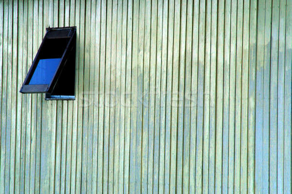 Fenster Wand Holz Textur home Glas Stock foto © antonihalim