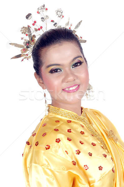 肖像 亞洲的 年輕的女孩 傳統 部落的 商業照片 © antonihalim
