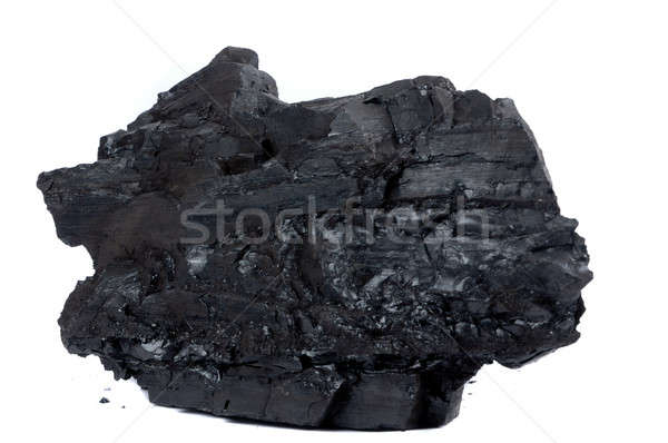 Groß Kohle isoliert weiß Erde Industrie Stock foto © antonihalim