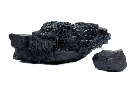 a big and small lump of coal Stock photo © antonihalim