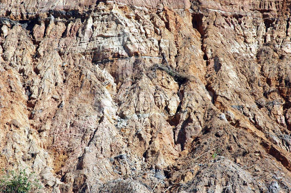 Boden Textur Wand Natur Wüste Erde Stock foto © antonihalim