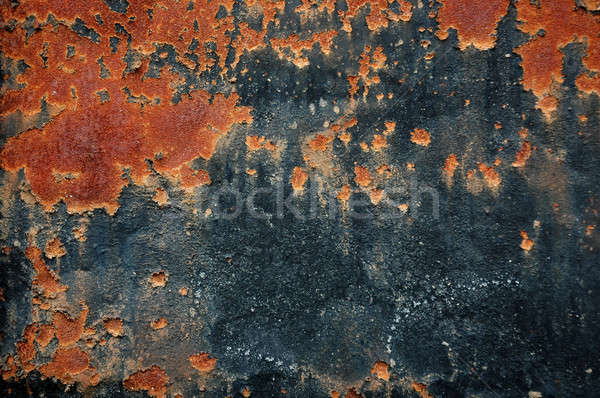 Stock photo: old metal wall