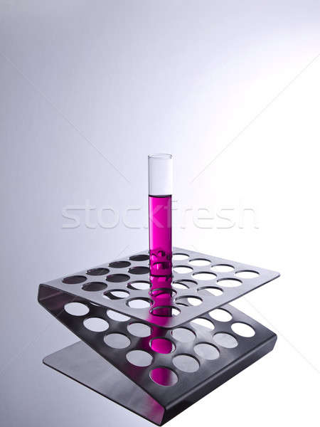 Stock photo: Test tube and rack