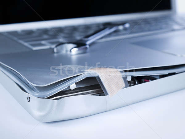Damaged laptop Stock photo © antonprado