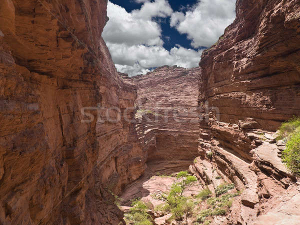 Widoku wewnątrz pustyni górskich rock czerwony Zdjęcia stock © antonprado