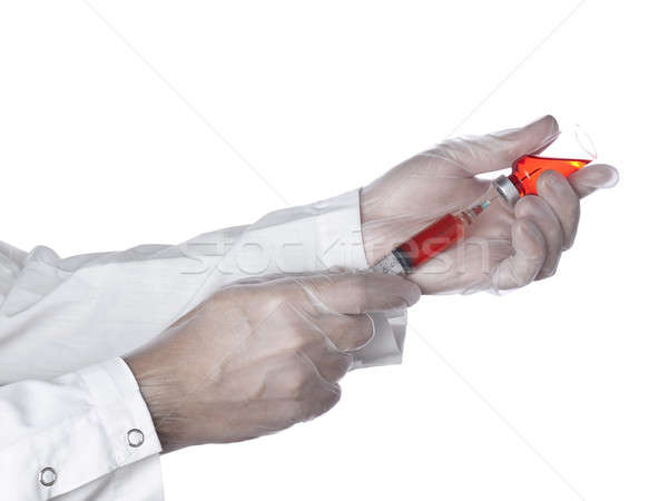 Rojo curar médico toma dosis medicina Foto stock © antonprado