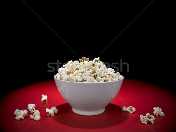 Popcorn bowl Stock photo © antonprado