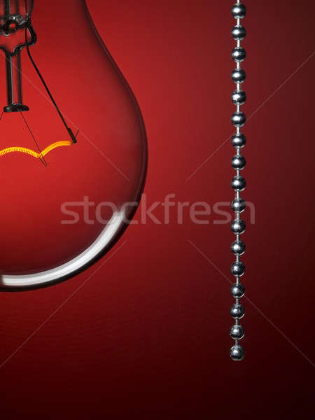 ターン オフ 光 透明な 電球 ストックフォト © antonprado