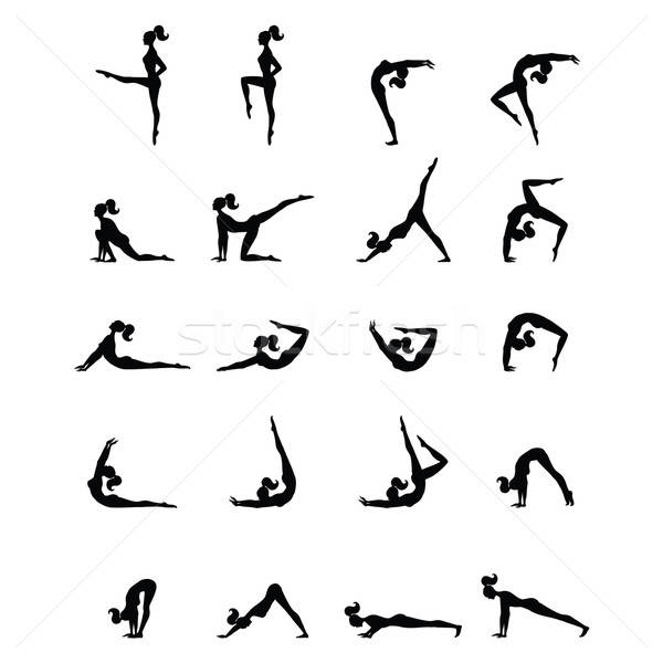 Fitness programme femmes complexe fille design [[stock_photo]] © antoshkaforever