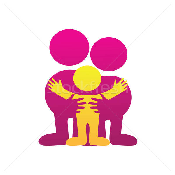 Idee teken symbool ouderlijk liefde familie Stockfoto © antoshkaforever